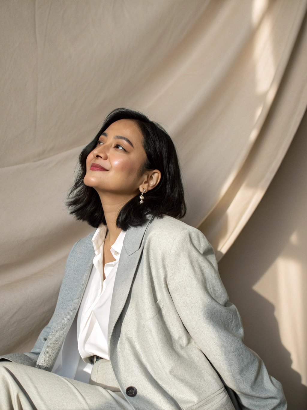 Maia Lafortezza in a bright modern studio